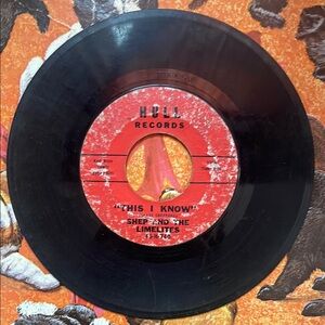 Shep and the Limelites Vinyl Record with Red Label 45 rpm
